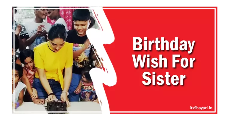 [58+] Birthday Wish For Sister In Hindi Dear Little Sis Special Happy Birth Day Shayari